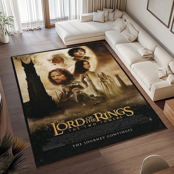 Tapis Le Seigneur des Anneaux – Les Deux Tours – La suite de l’aventure – Image 2