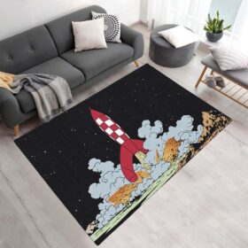 Tapis La Fusée lunaire – Les Aventures de Tintin 2