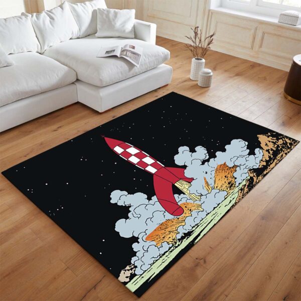 Tapis La Fusée lunaire – Les Aventures de Tintin 2 – Image 2