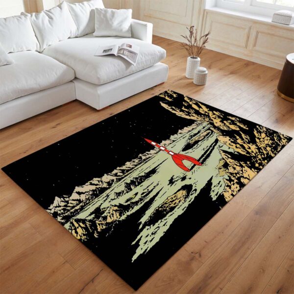 Tapis La Fusée lunaire – Les Aventures de Tintin 3 – Image 2