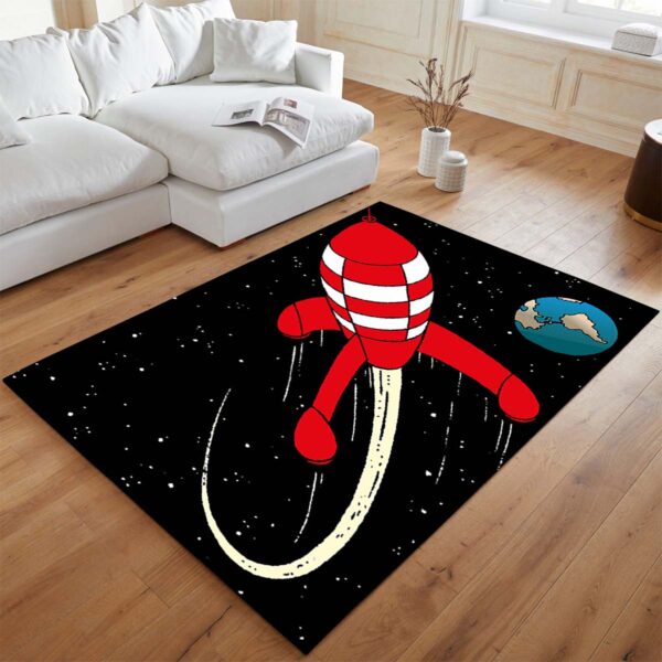 Tapis La Fusée lunaire – Les Aventures de Tintin 4 – Image 2