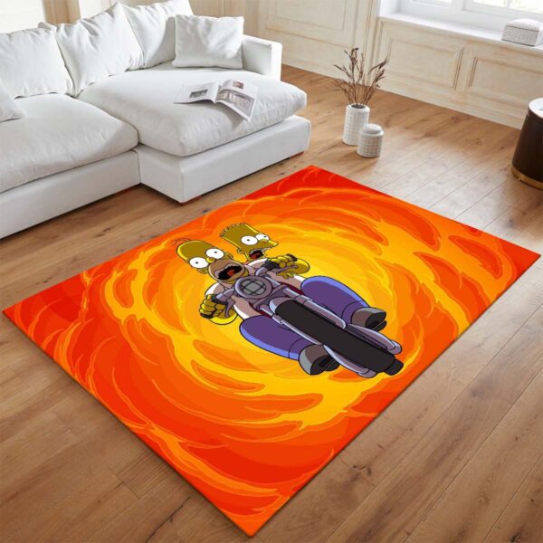 Tapis Les Simpson – Motos avec Homer et Bart – Image 2
