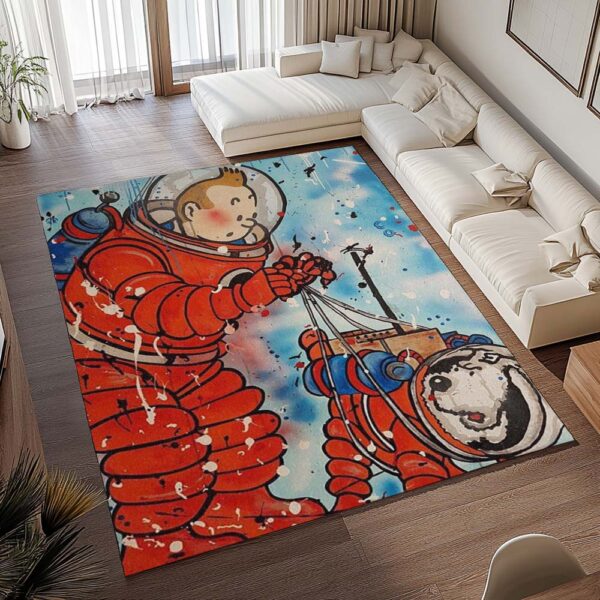 Tapis Tintin et Milou – Pas sur la Lune 2 – Image 2