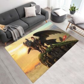 Tapis Dragons – Krokmou et Harold 02