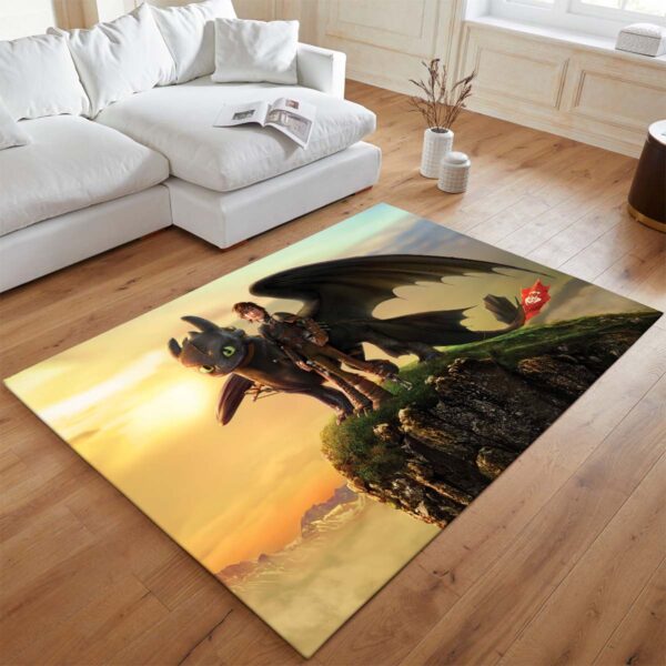 Tapis Dragons – Krokmou et Harold 02 – Image 2
