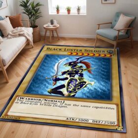 Tapis Guerrier Noir avec armure brillante – Tournoi