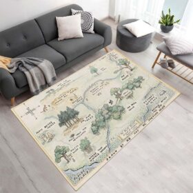 Tapis Carte Winnie l’Ourson