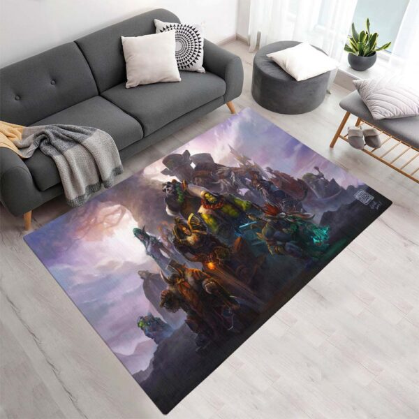 Tapis World of Warcraft – Tous les personnages Anduin Wrynn Thrall Vol'jin Muradin Barbe-de-Bronze