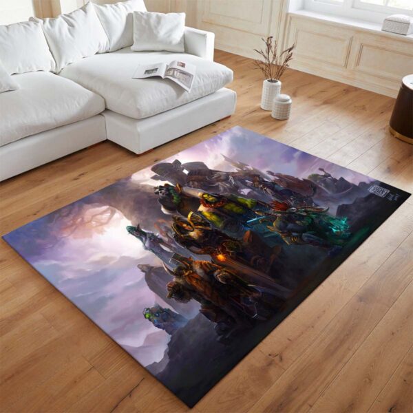 Tapis World of Warcraft – Tous les personnages Anduin Wrynn Thrall Vol'jin Muradin Barbe-de-Bronze – Image 2