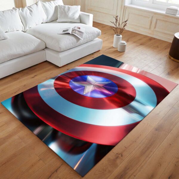 Tapis Marvel Legends – Bouclier de Captain America – Image 2