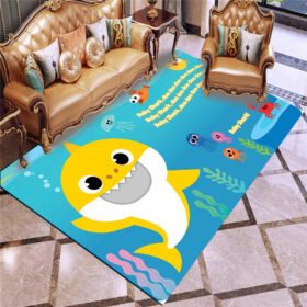 Tapis Baby Shark Carpet Living Room Bedroom Sofa Rug Door Mat Kitchen Bathroom Mats for Kids Adults 05