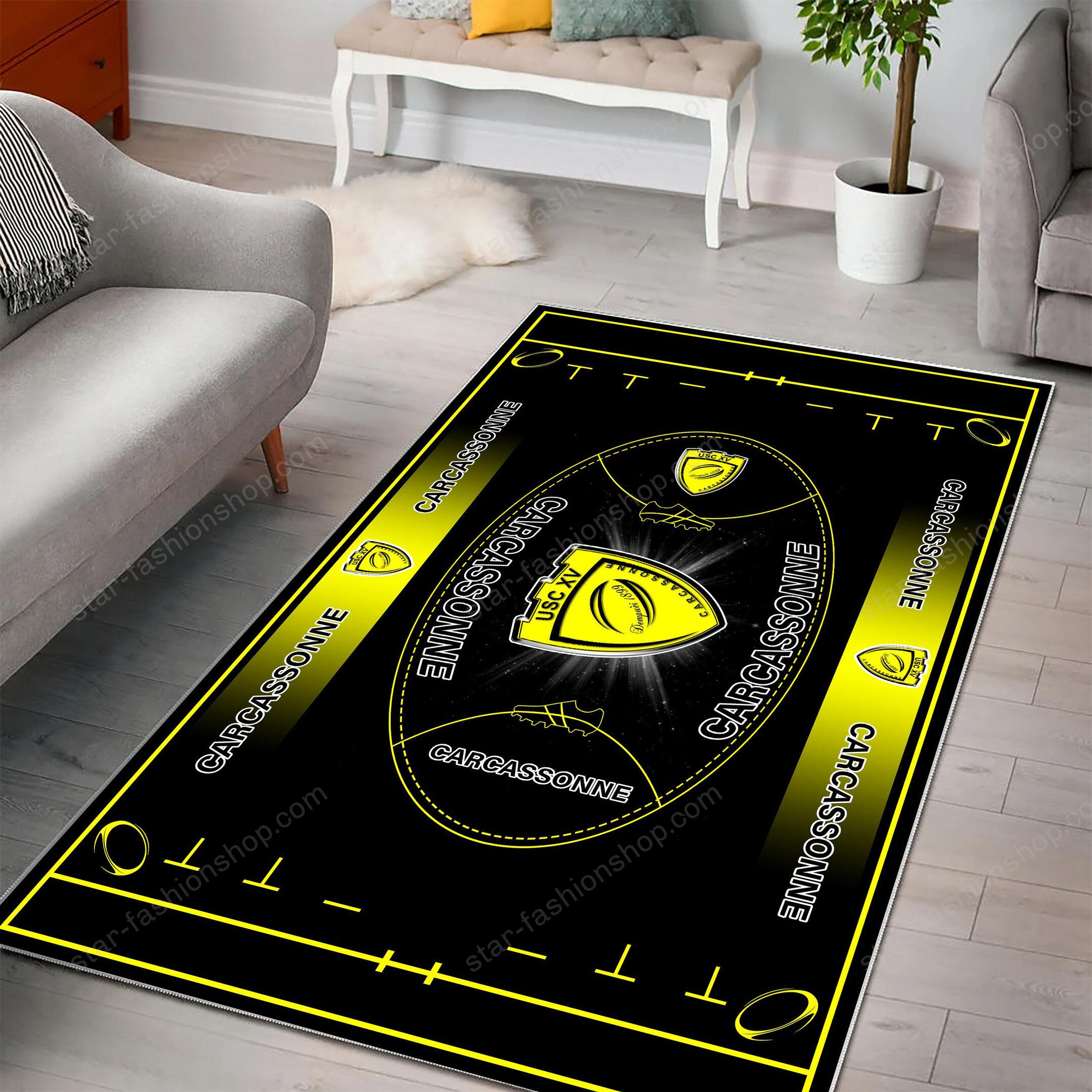 Tapis Rugby US Carcassonne PRUG028 – Image 3