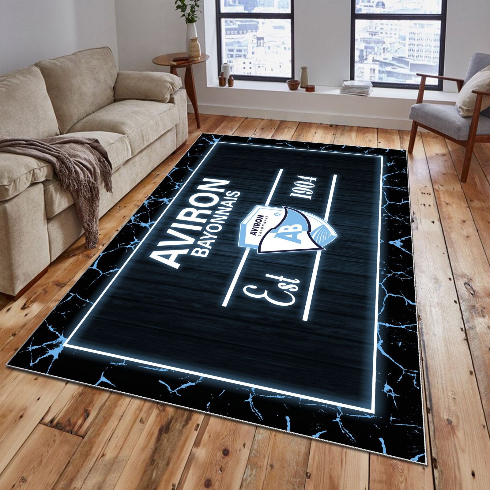 Tapis Rugby Aviron Bayonnais WRUG1690