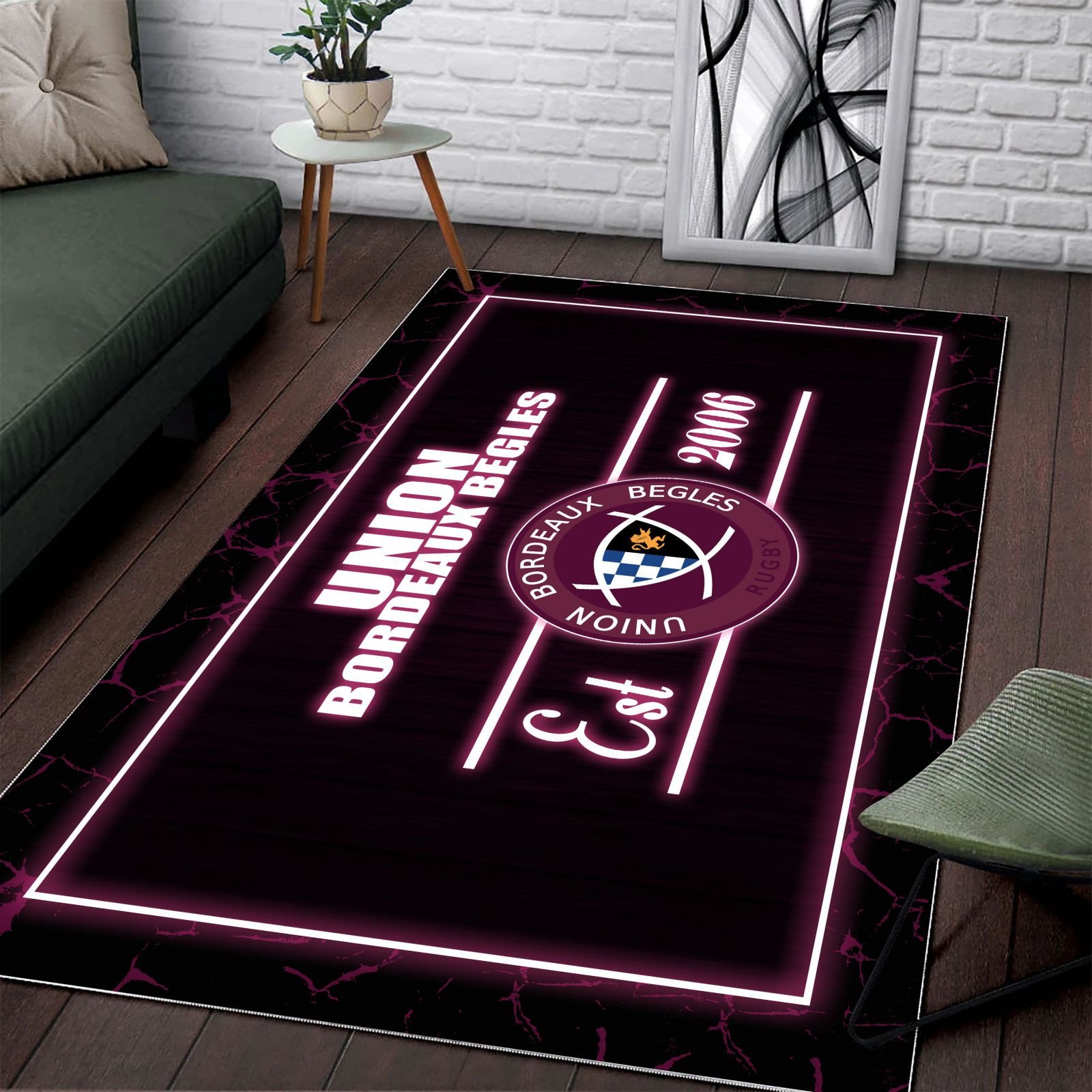 Tapis Rugby Union Bordeaux Begles WRUG1701 – Image 2