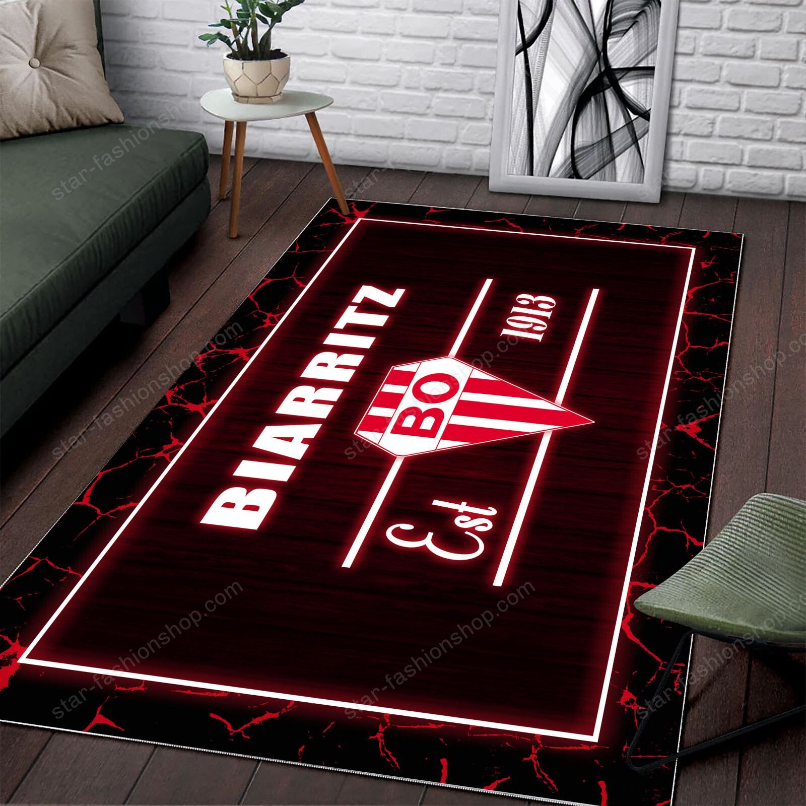 Tapis Rugby Biarritz Olympique WRUG1704 – Image 2