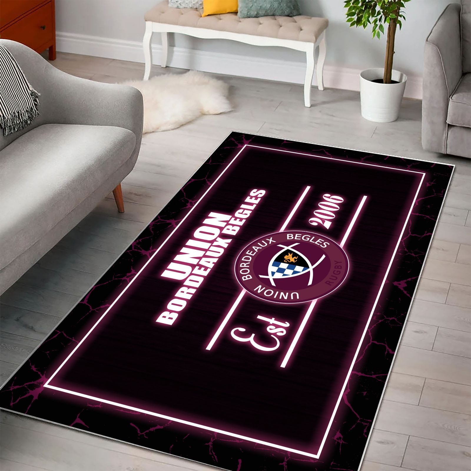 Tapis Rugby Union Bordeaux Begles WRUG1701 – Image 3