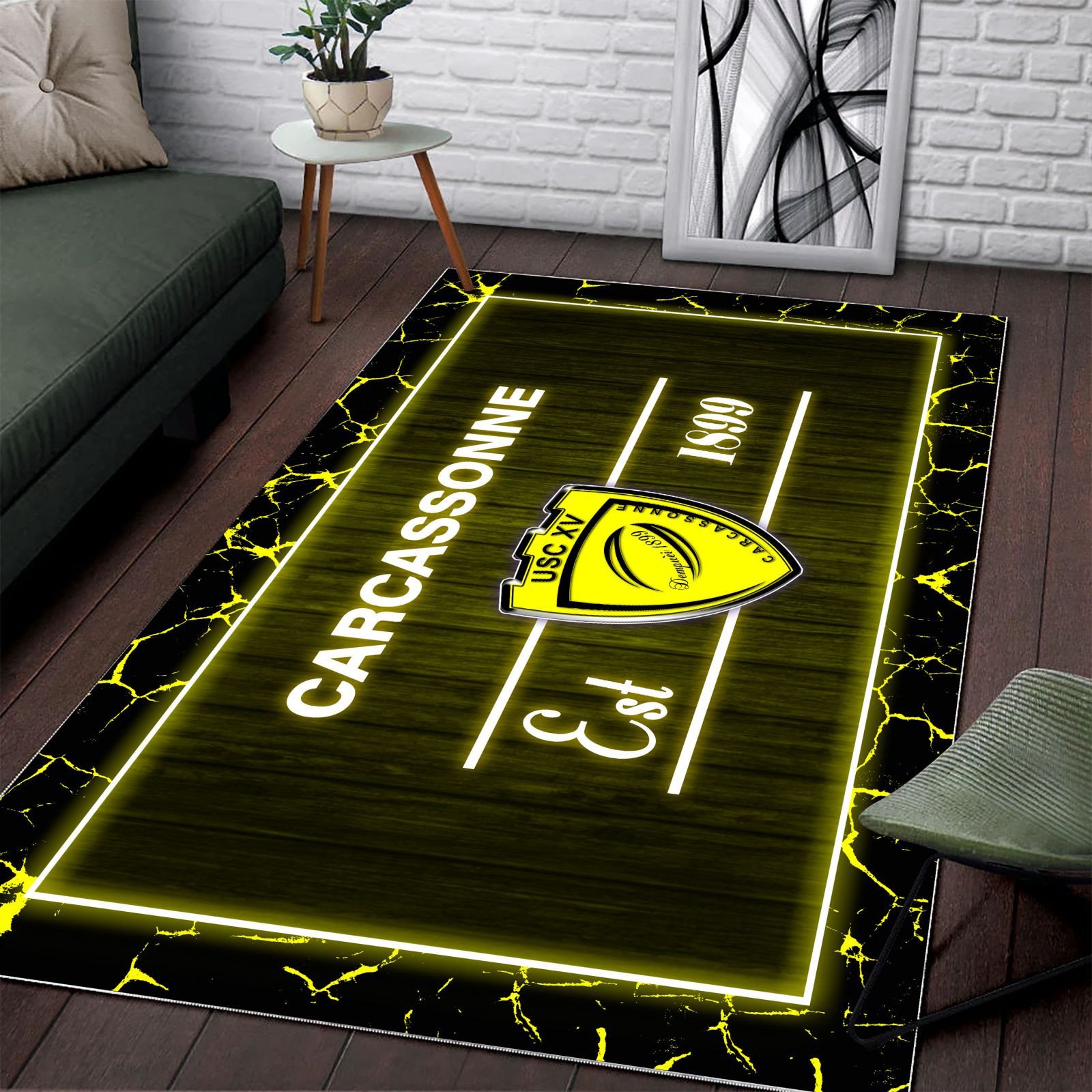 Tapis Rugby US Carcassonne WRUG1716 – Image 2