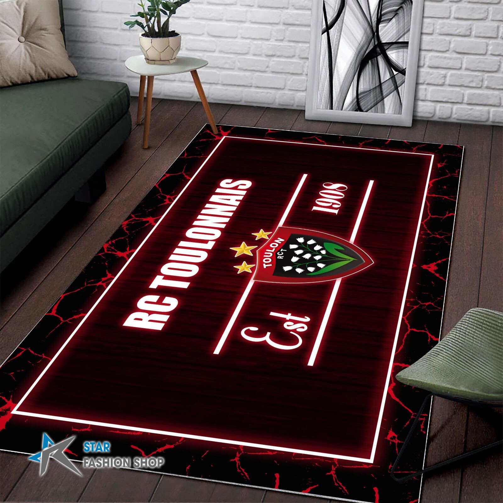 Tapis Rugby RC Toulonnais WRUG1696 – Image 2