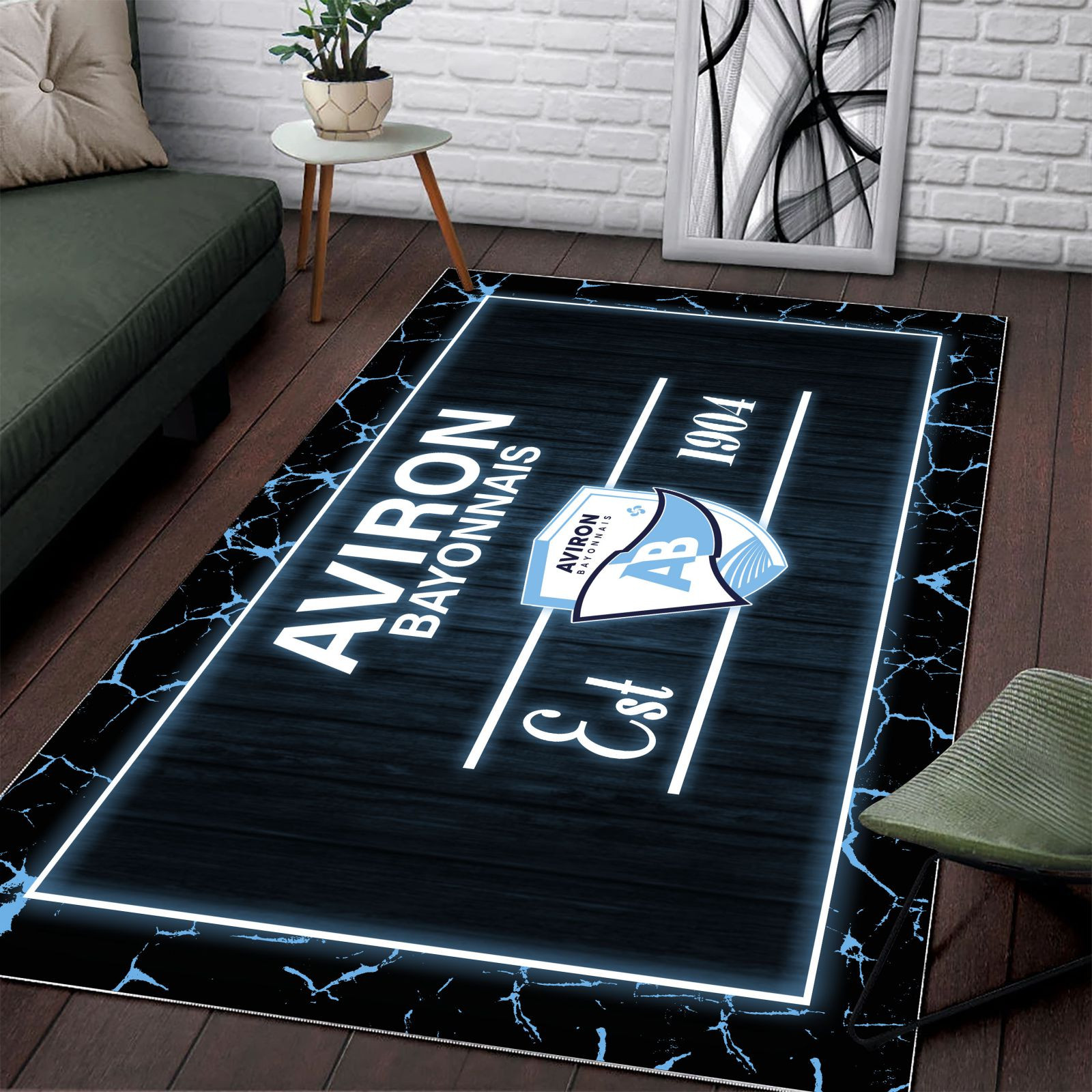Tapis Rugby Aviron Bayonnais WRUG1690 – Image 2