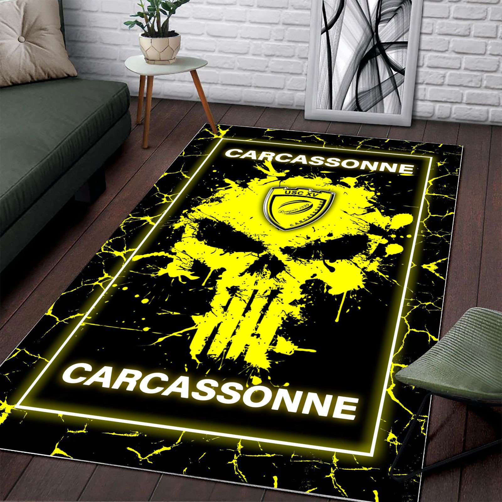 Tapis Rugby US Carcassonne WRUG1748 – Image 2