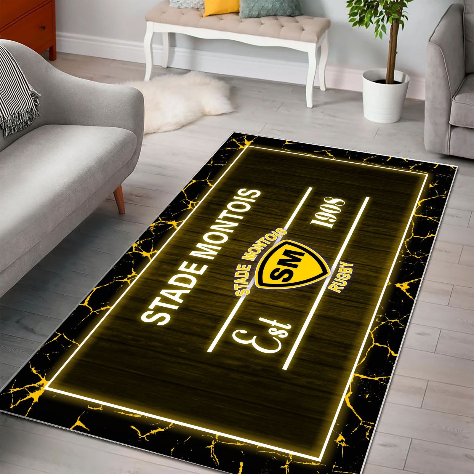 Tapis Rugby Stade Montois Rugby WRUG1715 – Image 3