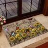 Tapis Always Stay Humble And Kind Sunflower Doormat Home Decor