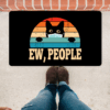 Tapis Black Cat Ew Peole Doormat Home Decor