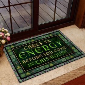 Tapis Check Ya Energy Irish Doormat Home Decor