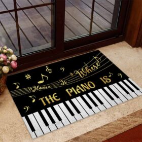 Tapis Home Is Where The Piano Is Piano Doormat Home Decor