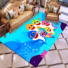 Tapis Baby Shark Carpet Living Room Bedroom Sofa Rug Door Mat Kitchen Bathroom Mats for Kids Adults 03