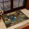 Tapis Go Away Unless You Have Beer And Dog Treats Doormat Home Decor