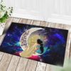Tapis Aladin Couple Love You To The Moon Galaxy Back Doormat Home Decor