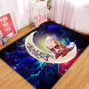 Tapis Attack on titan Love You To The Moon Galaxy Carpet Rug Home Room Decor
