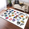 Tapis Basketball Lakers Carpet Living Room Bedroom Sofa Mat Door Mat Kitchen Bathroom Rugs 04
