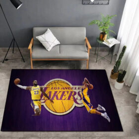 Tapis Basketball Lakers Carpet Living Room Bedroom Sofa Mat Door Mat Kitchen Bathroom Rugs 02