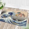 Tapis Blastoise Charizard The Great Wave Japan Pokemon Doormat Home Decor