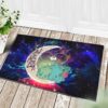 Tapis Bulbasaur Couple Pokemon Love You To The Moon Galaxy Doormat Home Decor