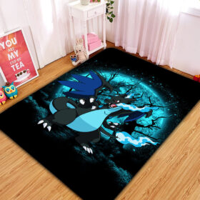 Tapis Charizard Mega X Moonlight Area Carpet Rug Home Decor Bedroom Living Room Decor