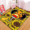 Tapis Charmander Pokemon Sunflower Zipper Rug Carpet Rug Home Room Decor