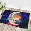 Tapis Cute Hinata Haikyuu Love You To The Moon Galaxy Back Doormat Home Decor