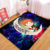 Tapis Cute Hinata Haikyuu Love You To The Moon Galaxy Carpet Rug Home Room Decor