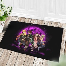 Tapis Demon Slayer Team Pink Moonlight Doormat Home Decor