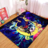 Tapis Eevee Evolution Pokemon Family Love You To The Moon Galaxy Rug Carpet Rug Home Room Decor