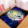 Tapis Elephant Love You To The Moon Galaxy Carpet Rug Home Room Decor