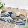 Tapis Ghibli Studio Totoro The Great Wave Japan Doormat Home Decor