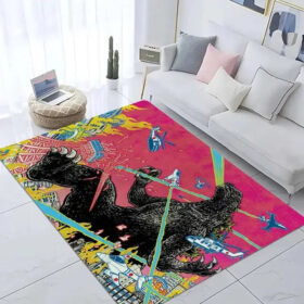 Tapis Godzilla Cosplay Carpet Living Room Bedroom Sofa Rug Door Mat 08