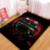Tapis Gojo Geto Jujutsu Kaisen Ride Jeep Funny Anime Moonlight Halloween Rug Carpet Rug Home Room Decor
