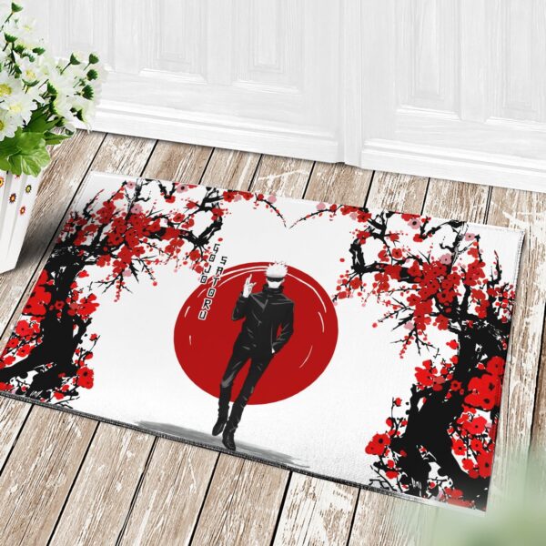 Tapis Gojo Satoru Jujutsu Kaisen Anime Japan Doormat Home Decor
