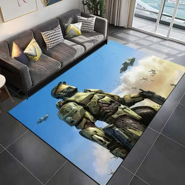 Tapis Halo Infinite Graphic Carpet Living Room Bedroom Sofa Rug Door Mat Kitchen Bathroom 02