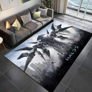 Tapis Halo Infinite Graphic Carpet Living Room Bedroom Sofa Rug Door Mat Kitchen Bathroom 04